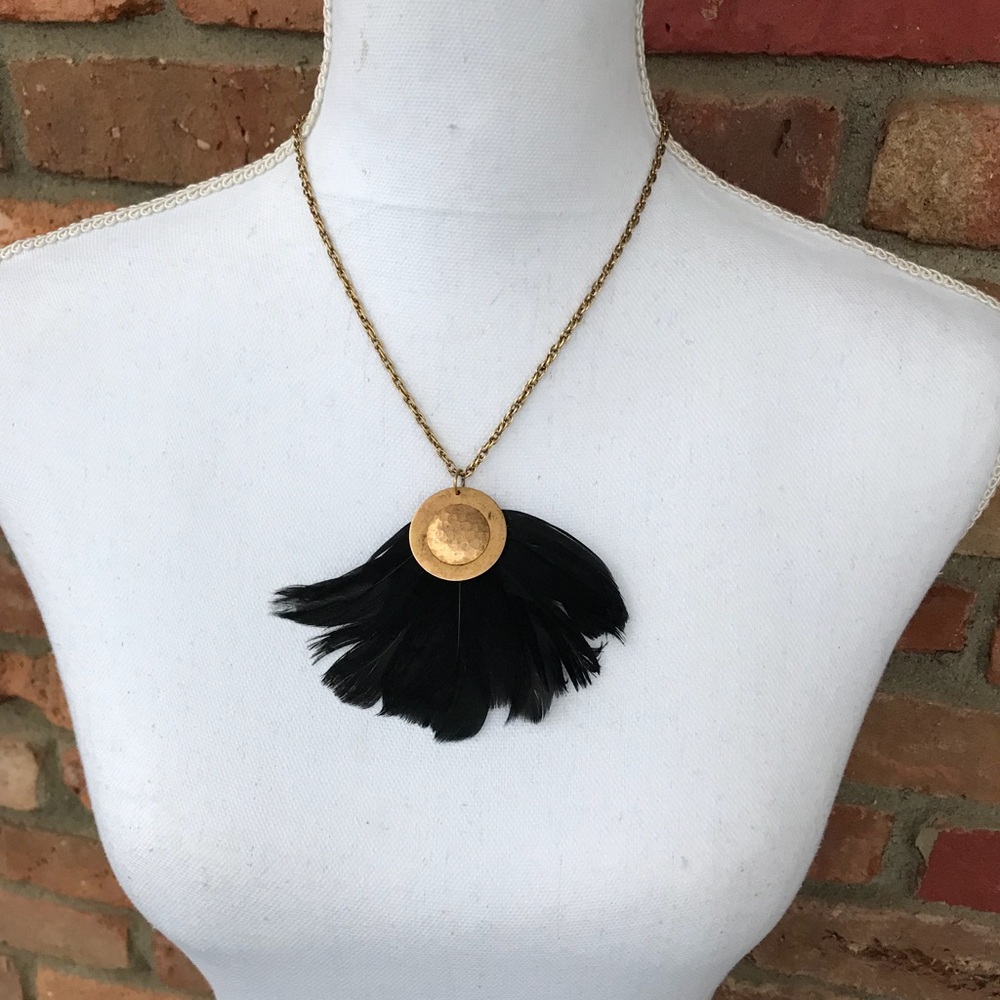 Feather Statement Necklace